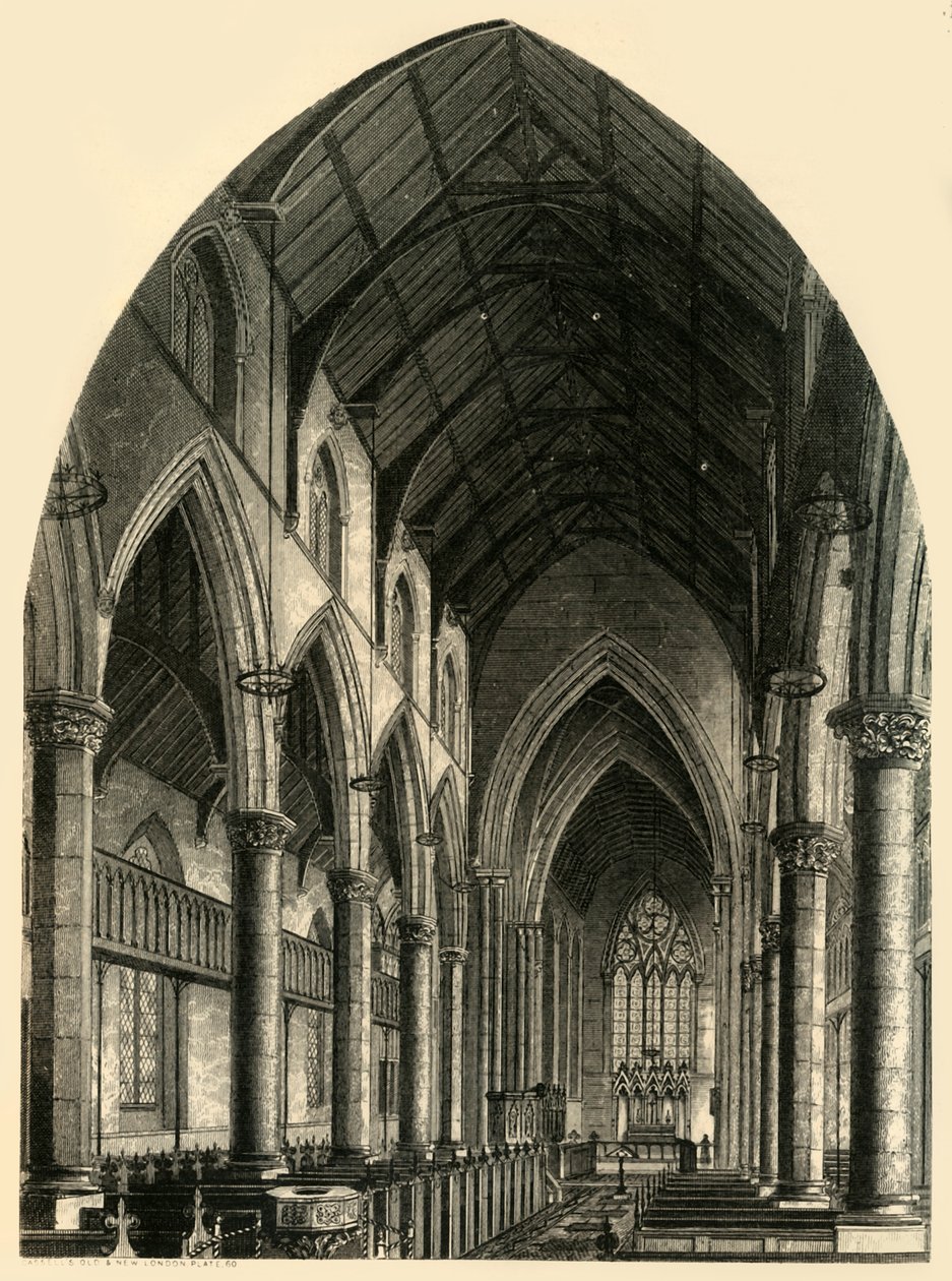 Kostel sv. Jiljí, Camberwell, c1878. od Unbekannt