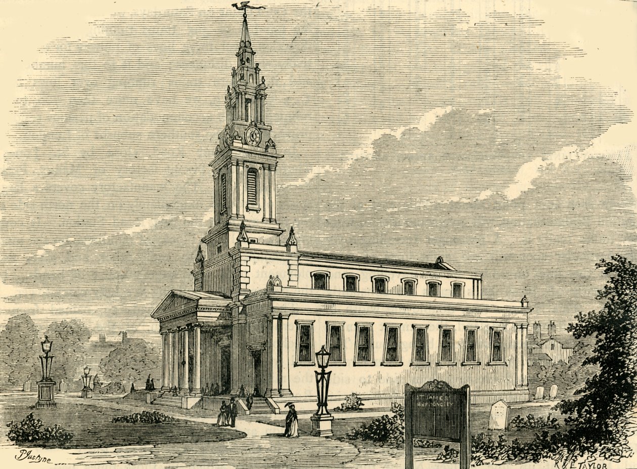 Kostel svatého Jakuba, Bermondsey, c1878. od Unbekannt