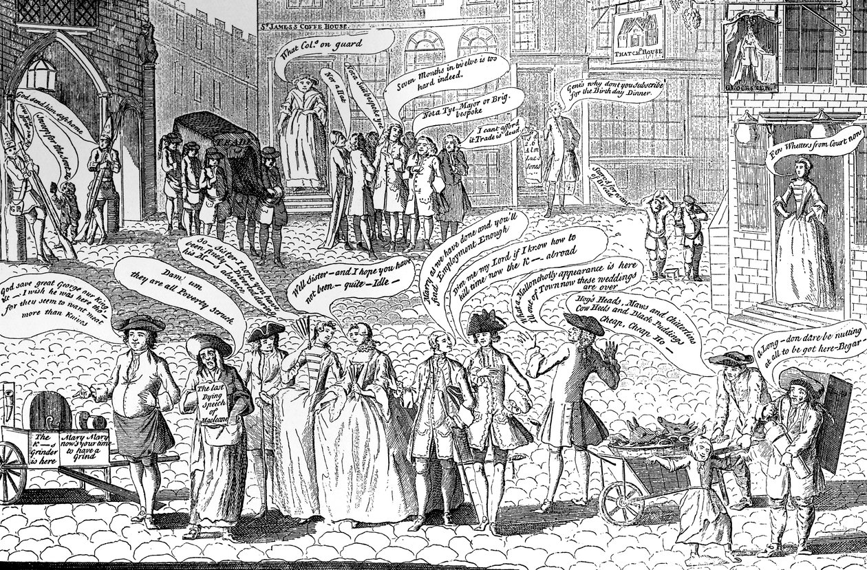 St Jamess v říjnu..., 1750 od Unbekannt