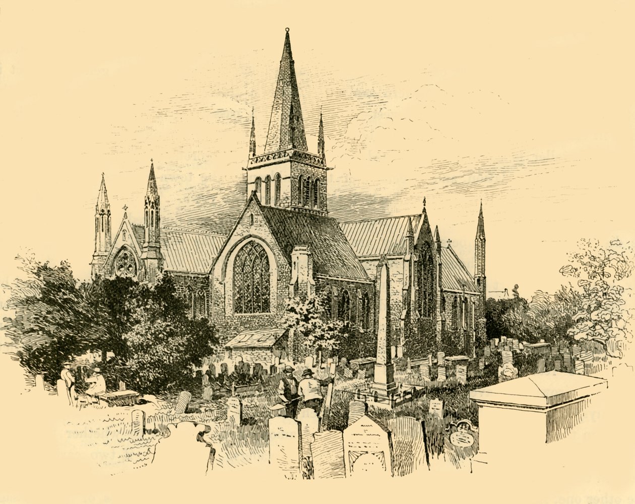 Kostel sv. Mikuláše: Exteriér, 1898. od Unbekannt