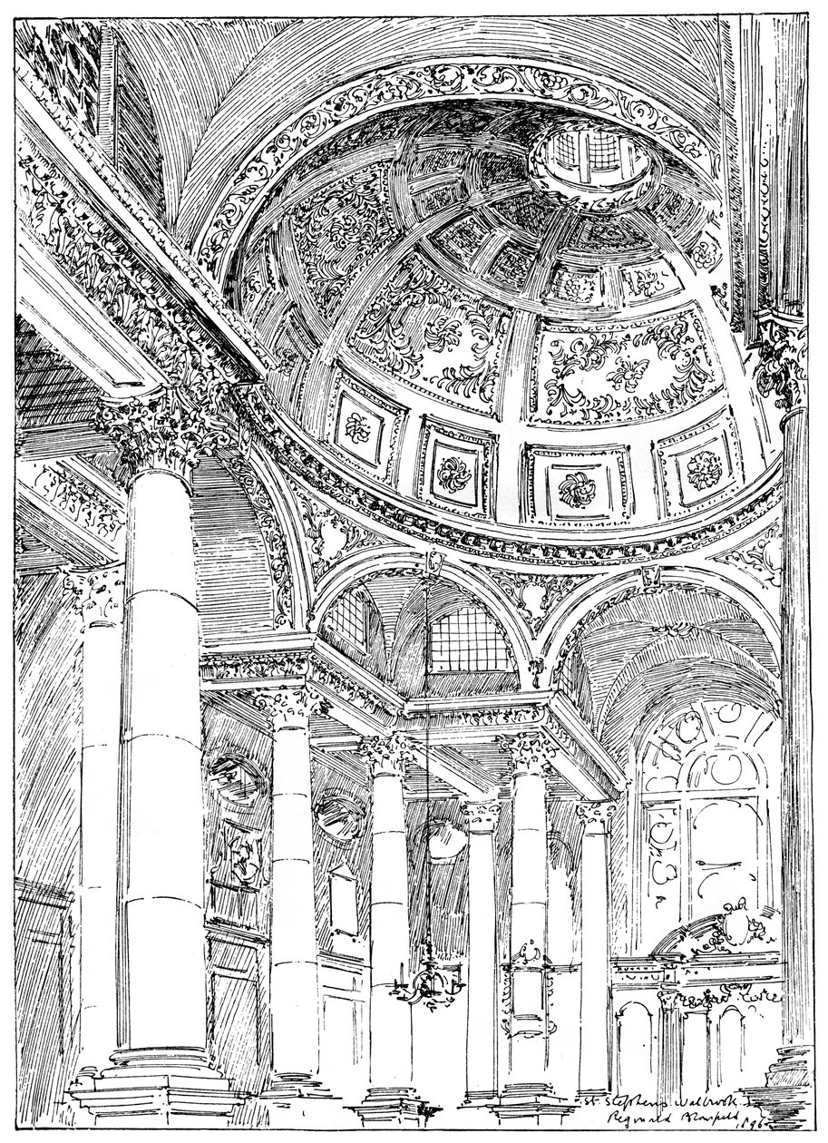 St Stephens Walbrook, 1899 od Unbekannt