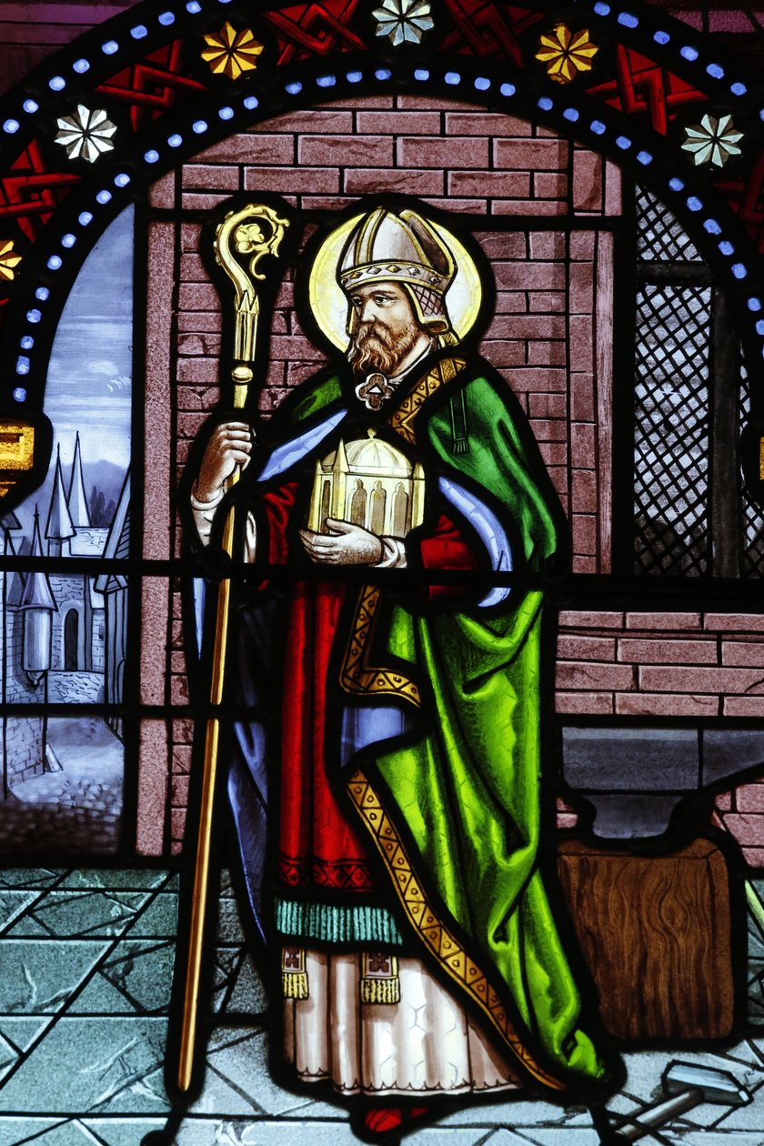 Vitráž. Saint Eligius, Toucy, Francie od Unbekannt