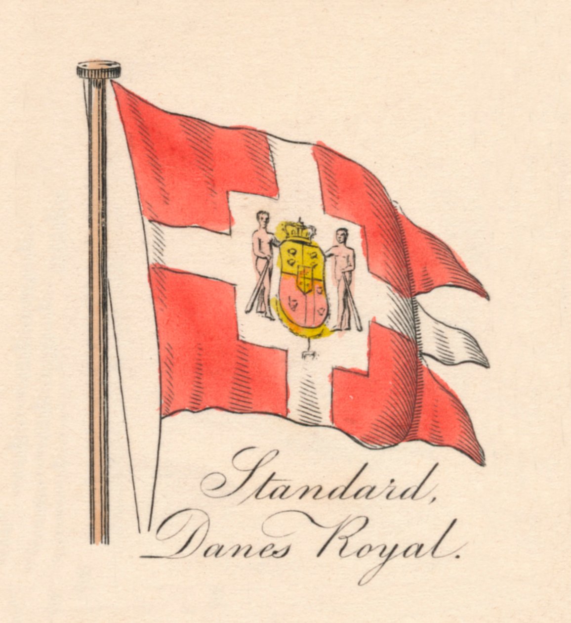 Standard, Dánové královské, 1838 od Unbekannt