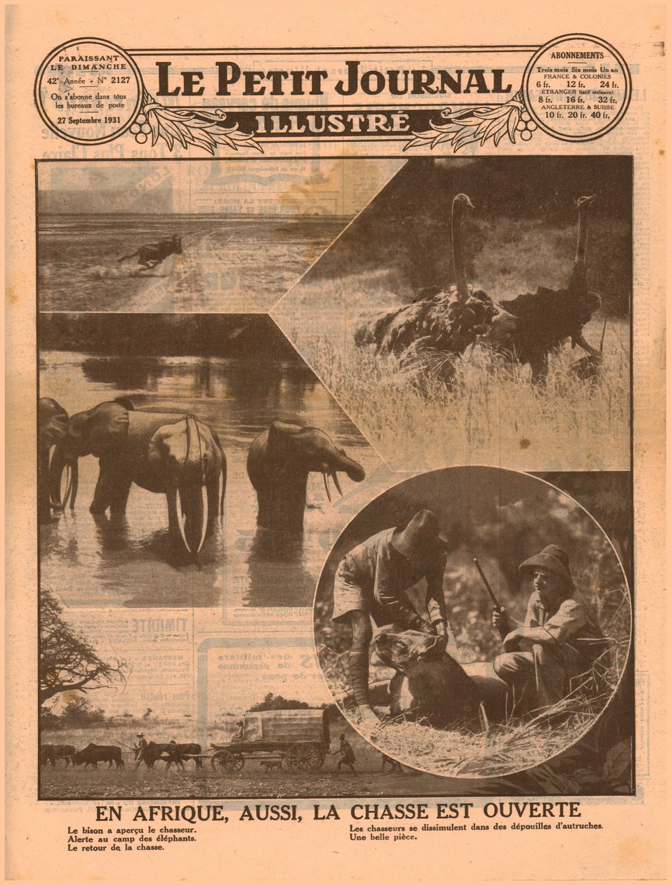 Začátek africké lovecké sezóny, 1931. od Unbekannt