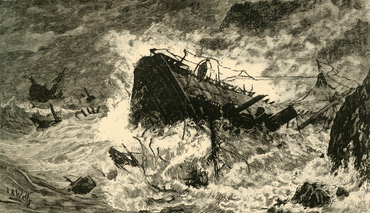 Storm Off Balaclava, 1890. od Unbekannt