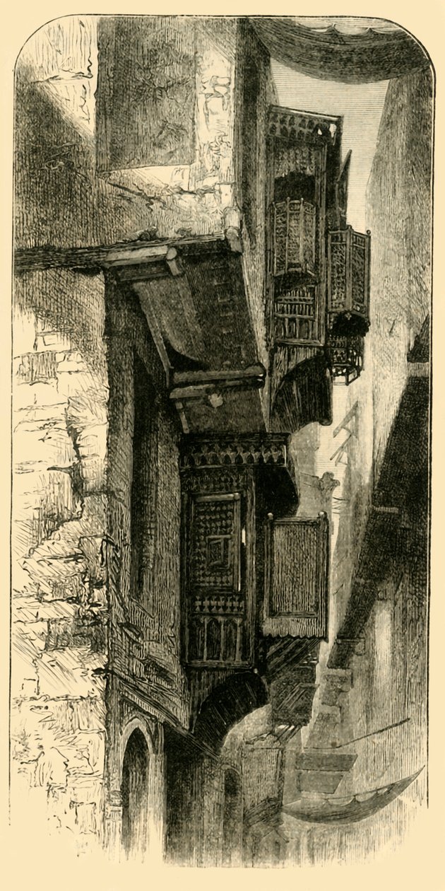 Ulice v Káhiře, 1881. od Unbekannt
