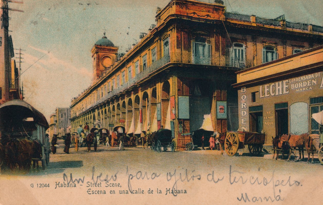 Pouliční scéna, Havana, Kuba, c1910 od Unbekannt
