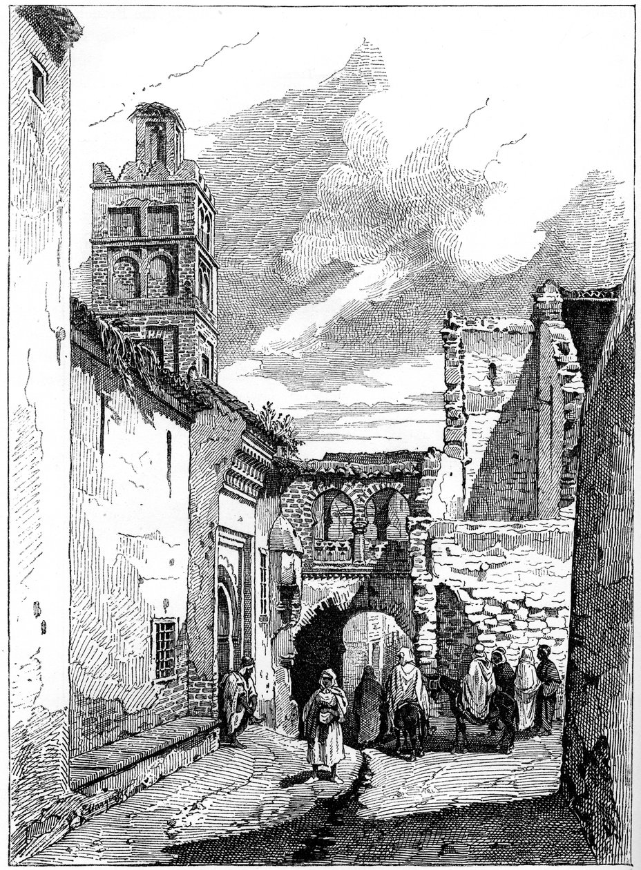 Pohled na ulici v Tlemcen, Alžírsko, c1890 od Unbekannt