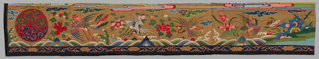 Pás hedvábné tapiserie Ko Ssu, 1700-1800. od Unbekannt