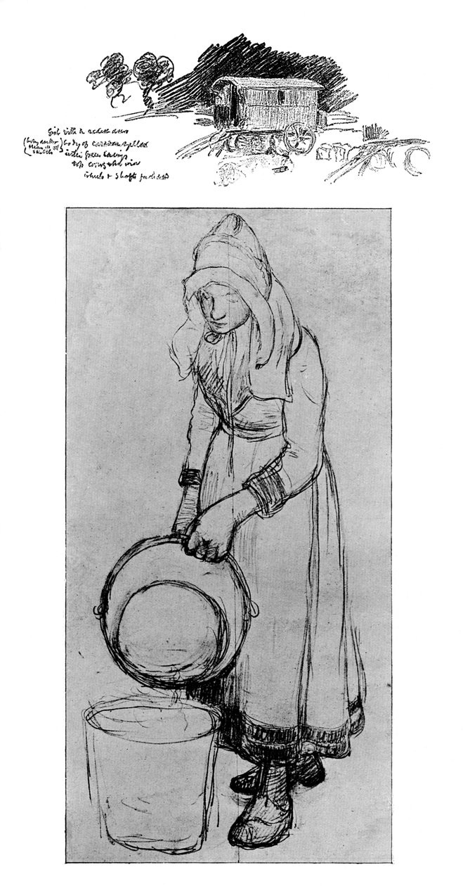 Studie Edwarda Stotta, 1901 od Unbekannt