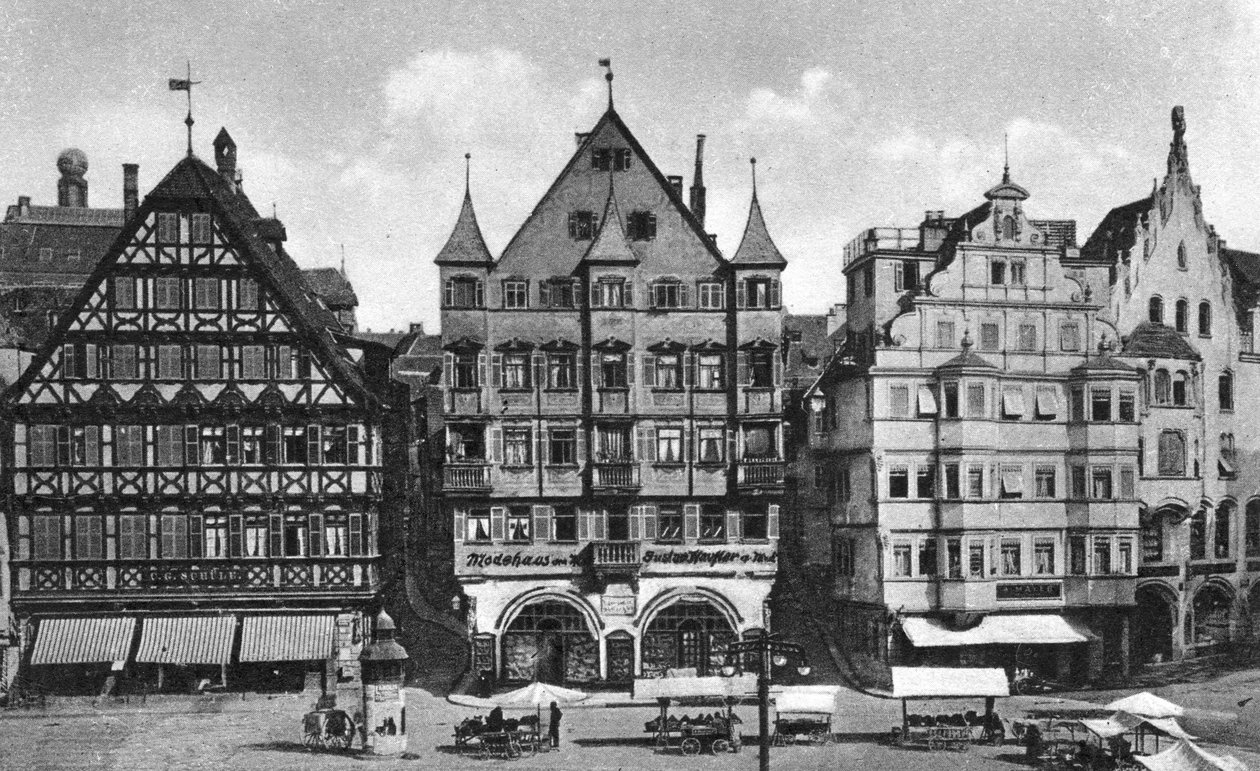 Stuttgart, Německo, začátek 20. století od Unbekannt