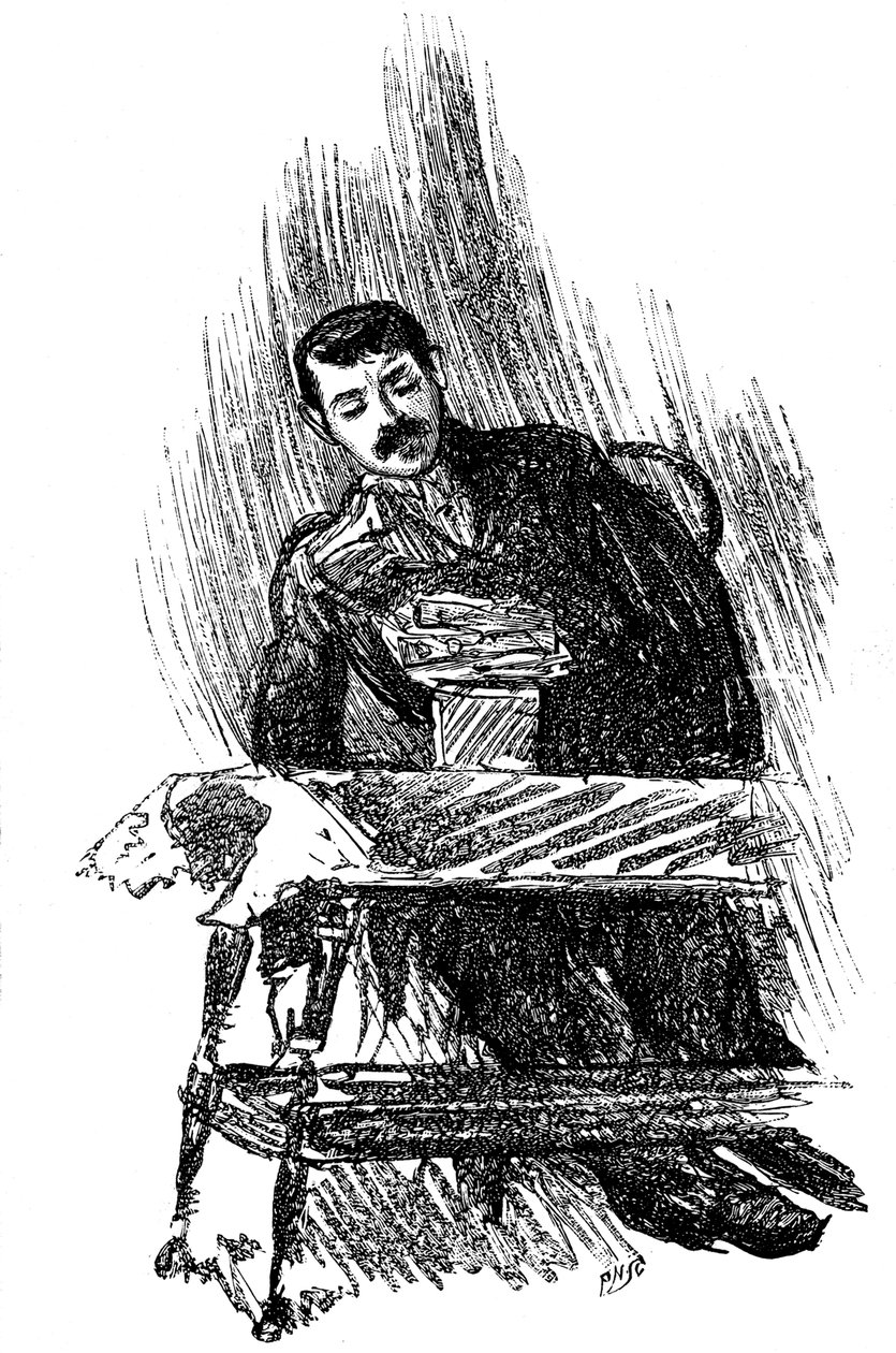Subjekt upadající do hypnotického transu, 1891 od Unbekannt