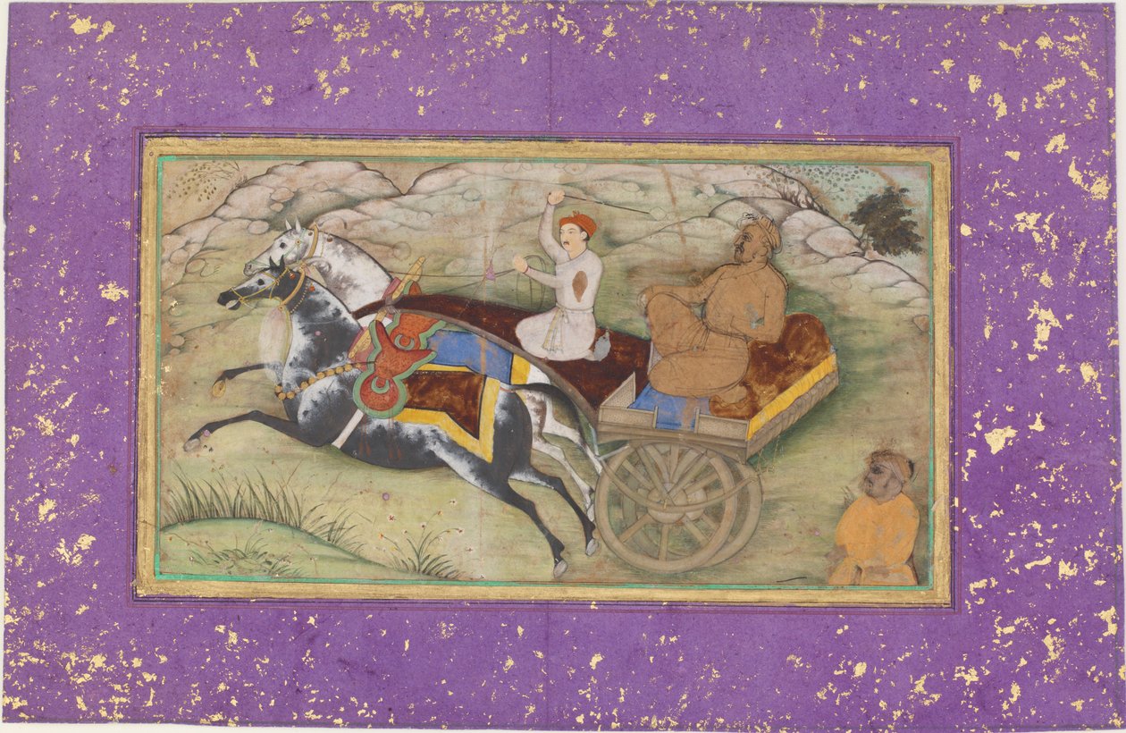 Sultan Salim v kočáru, ca. 1603. od Unbekannt