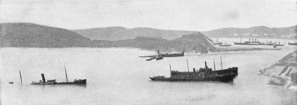 Potopené japonské lodě, rusko-japonská válka, 1904-5 od Unbekannt