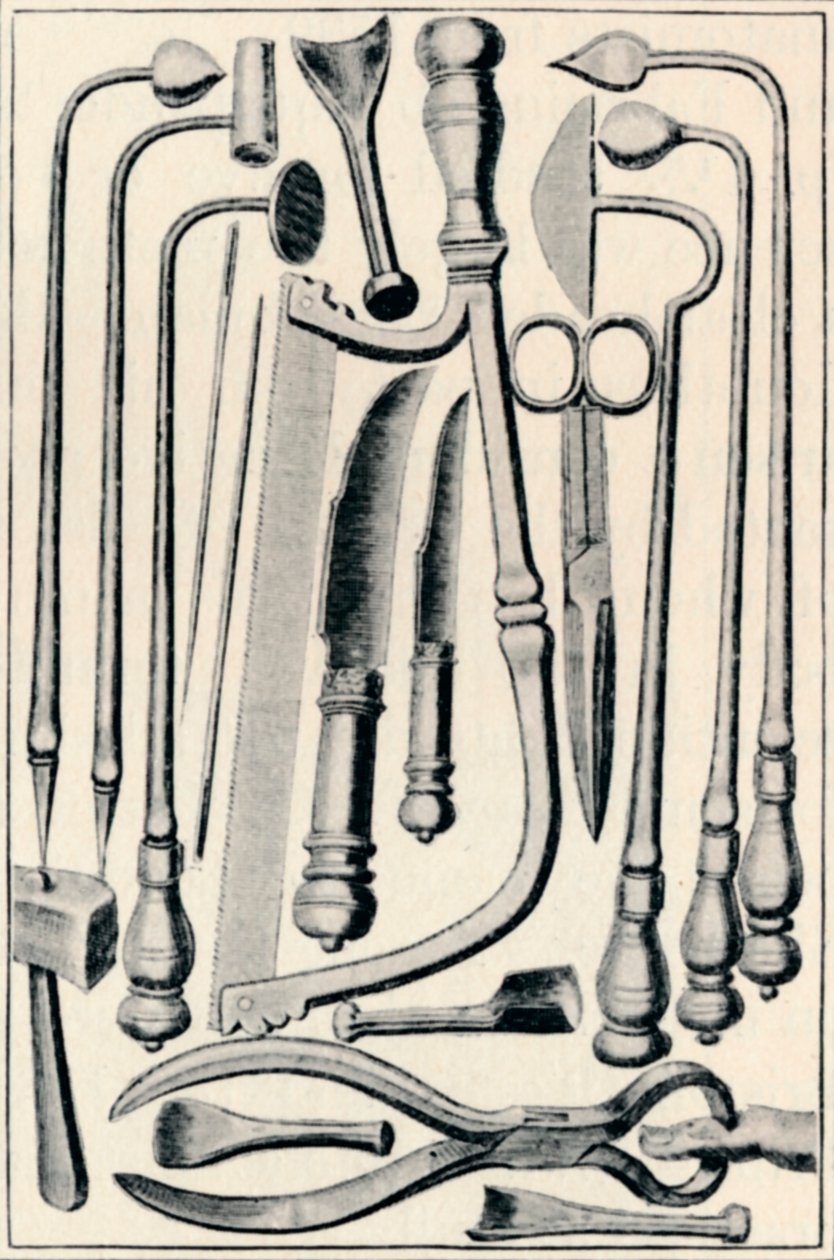 Chirurgické nástroje, 1639, 1903 od Unbekannt