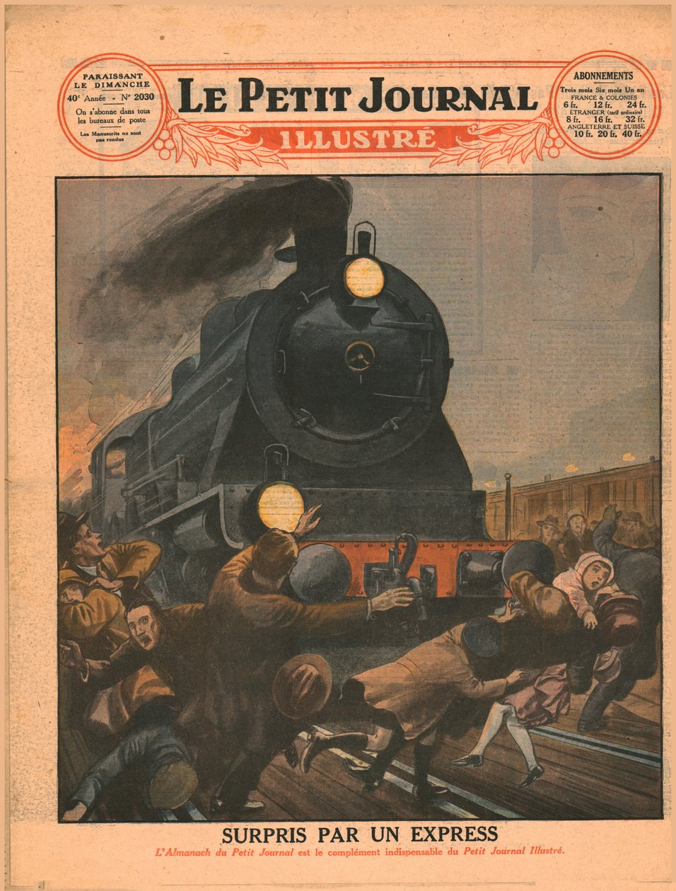 Překvapen expresem, 1929. od Unbekannt