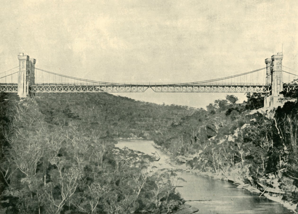 Visutý most, North Sydney, 1901. od Unbekannt