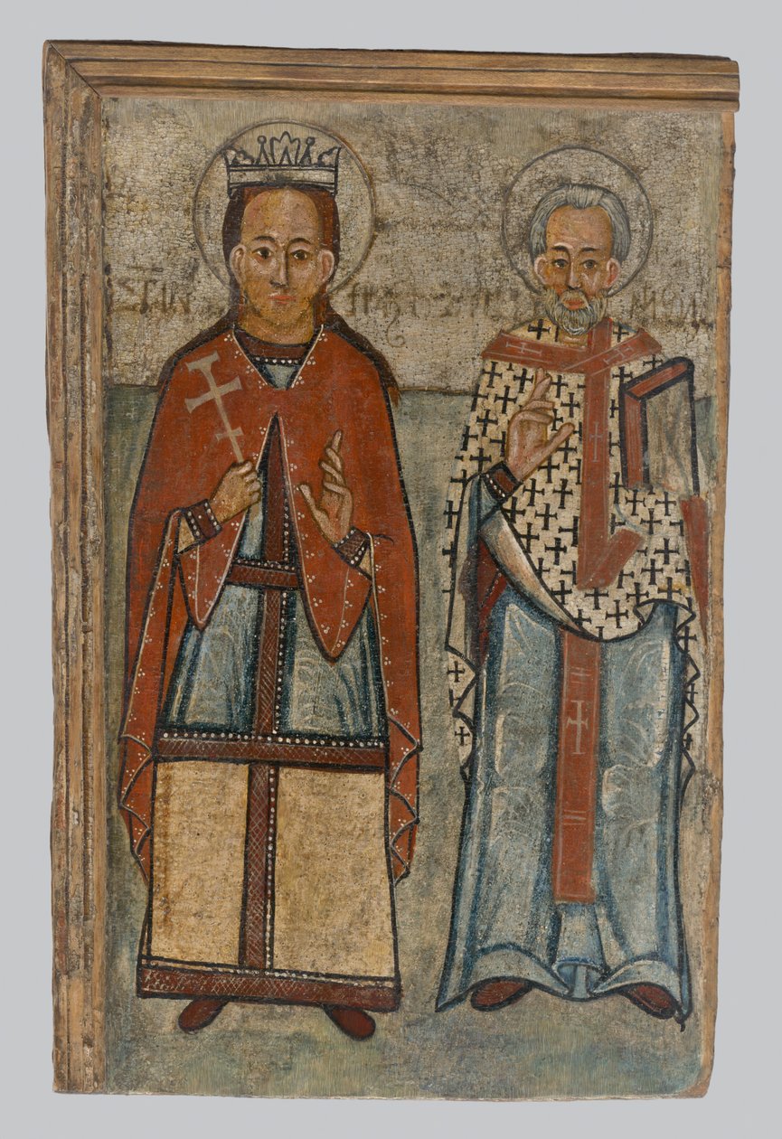 Sv. Paraskeva a sv. mikuláš od Unbekannt