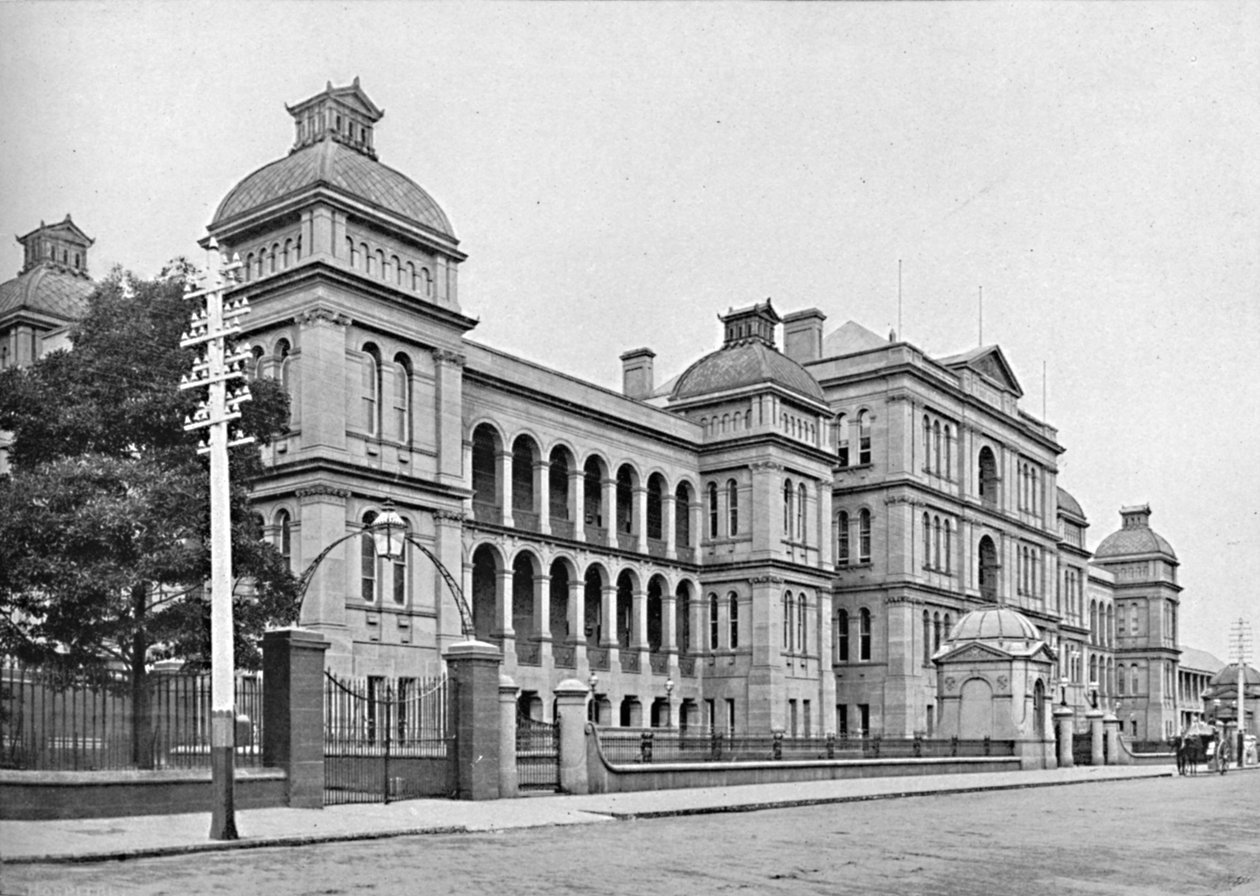 Sydney Hospital, Macquarie Street, c1900. od Unbekannt