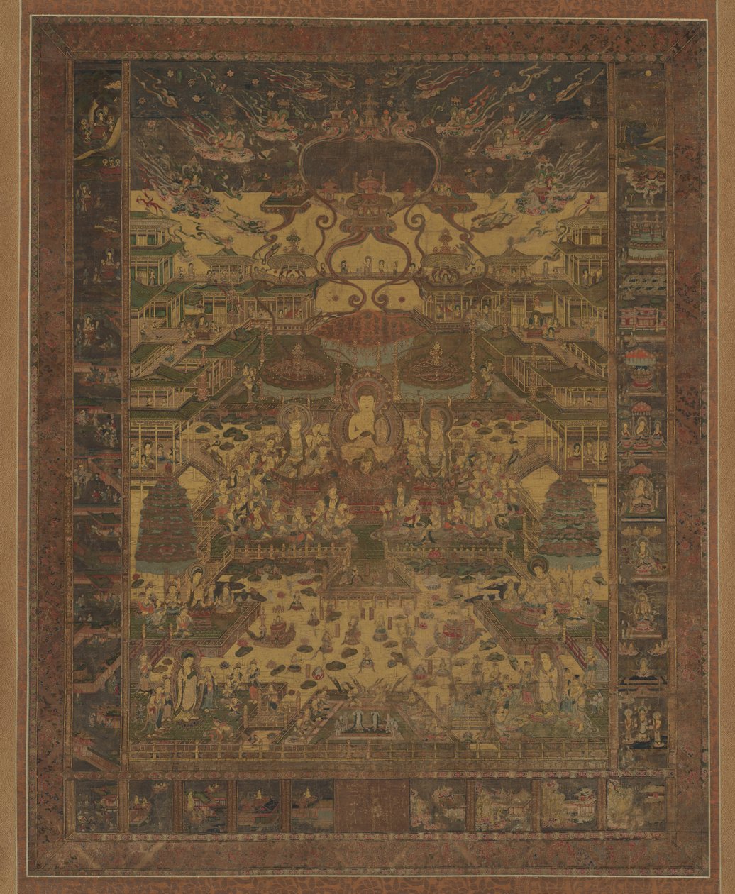 Taima Mandala, 14. století. od Unbekannt