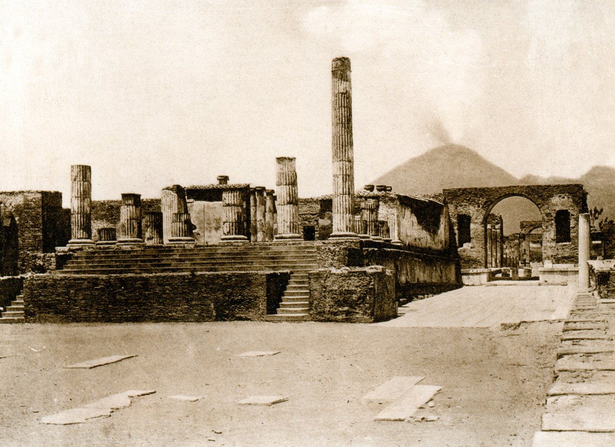 Jupiterův chrám, Pompeje, Itálie, 1900 od Unbekannt