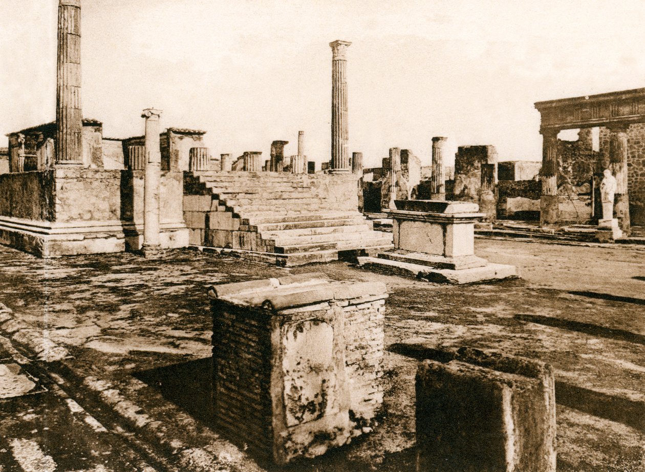 Jupiterův chrám, Pompeje, Itálie, 1900 od Unbekannt