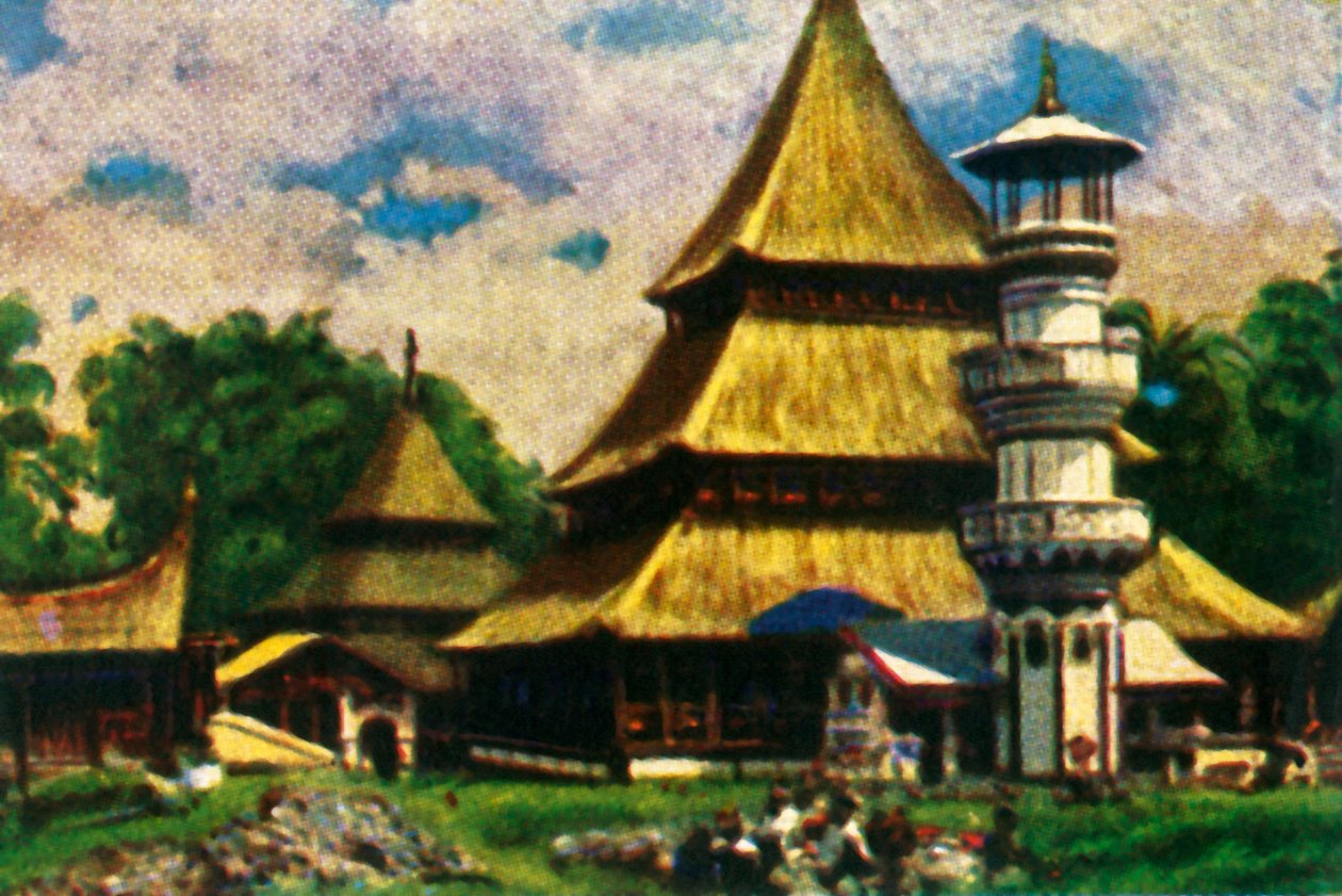 Chrám v Kota Baru, východní Sumatra, c1928. od Unbekannt