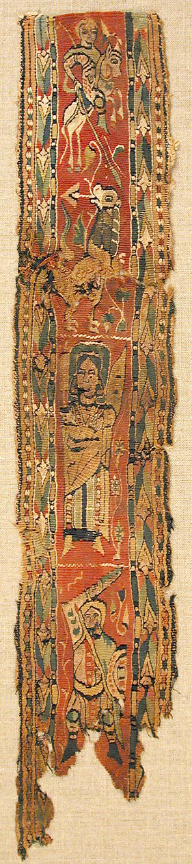 Textilní fragment, byzantský, 6.-8. století. od Unbekannt