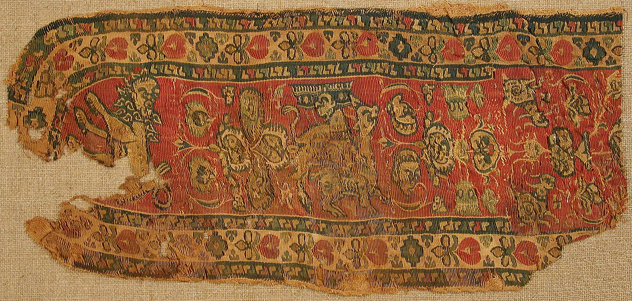 Textilní fragment, byzantský, 8.-9. století. od Unbekannt