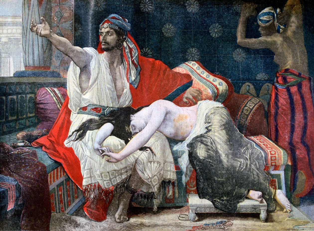 Thamar a Absalon, 1893 od Unbekannt