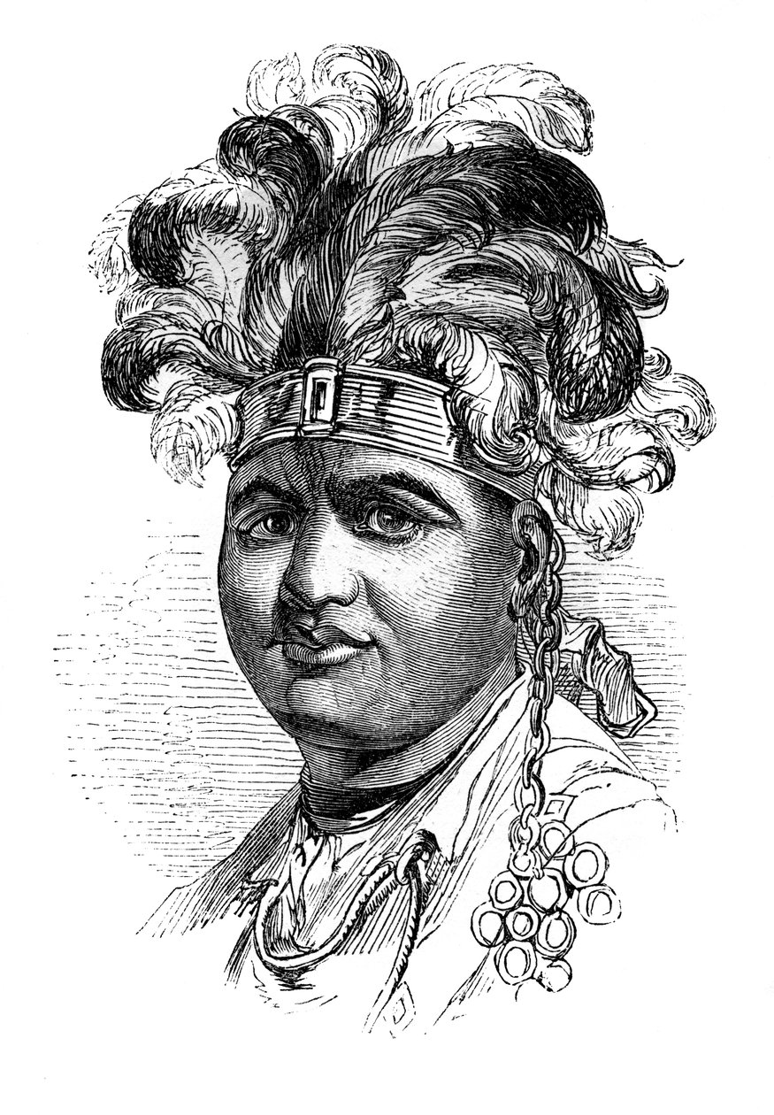 Thayendanegea, náčelník Mohawků, 1848 od Unbekannt