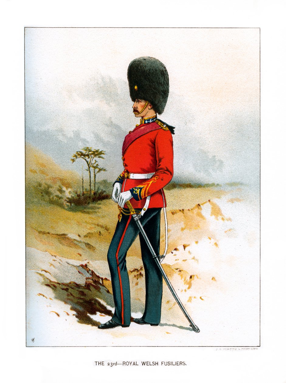 23rd Royal Welsh Fusiliers, c1890 od Unbekannt