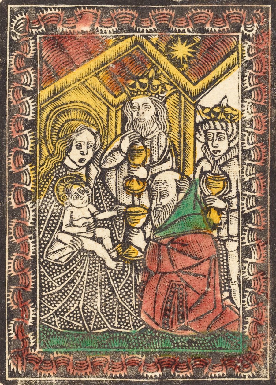 Klanění tří králů, c. 14701480. od Unbekannt