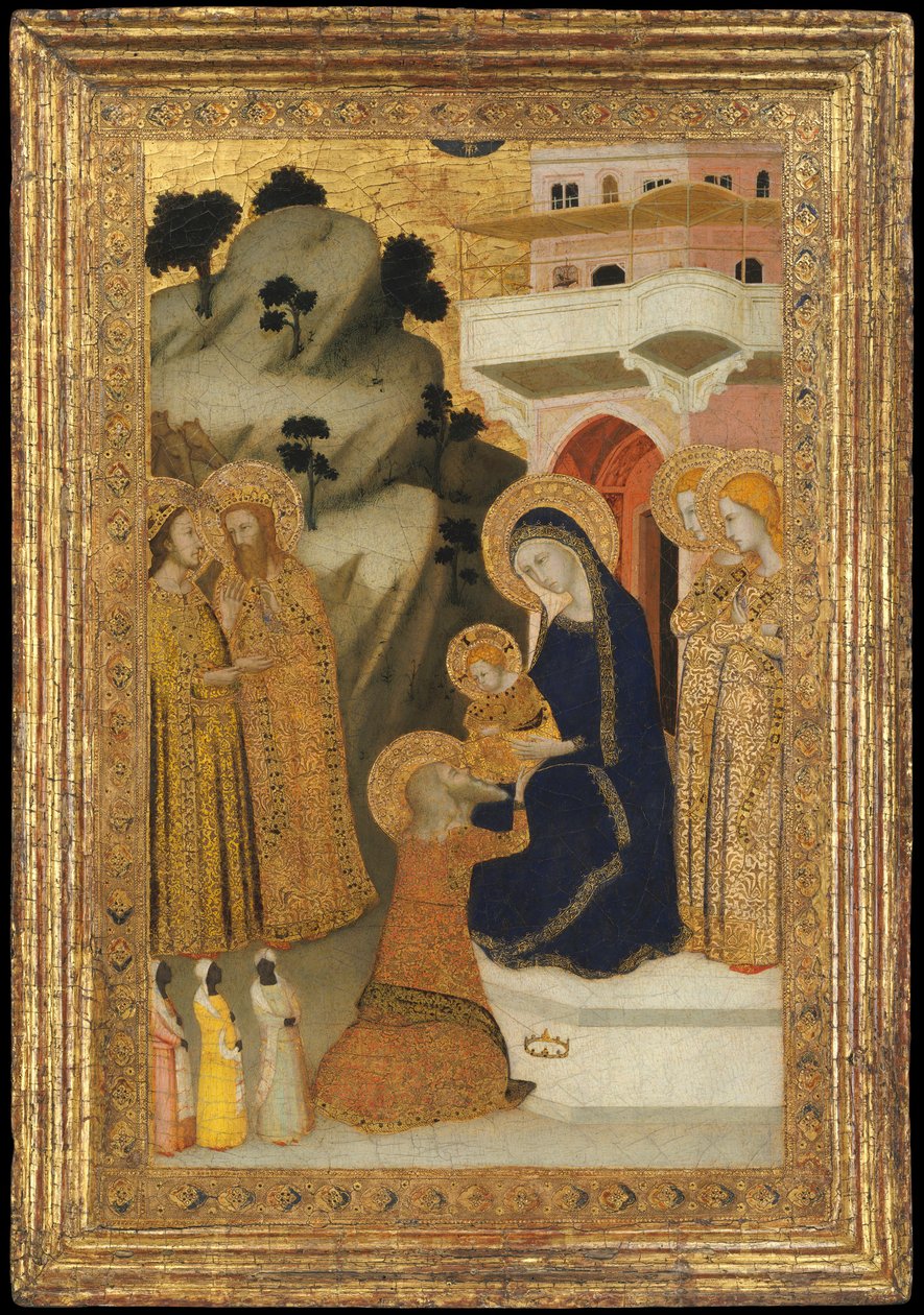 Klanění tří králů, ca. 1340-43. od Unbekannt