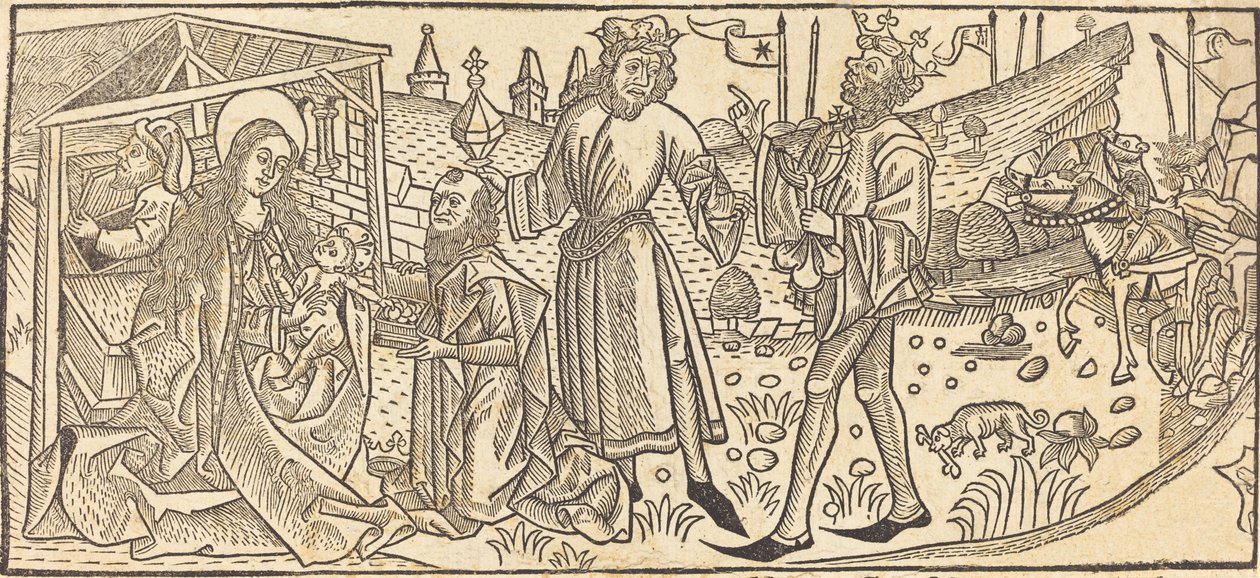 Klanění tří králů, pravděpodobně 1486. od Unbekannt