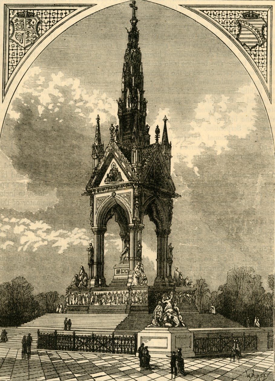 Albertův památník, c1876. od Unbekannt