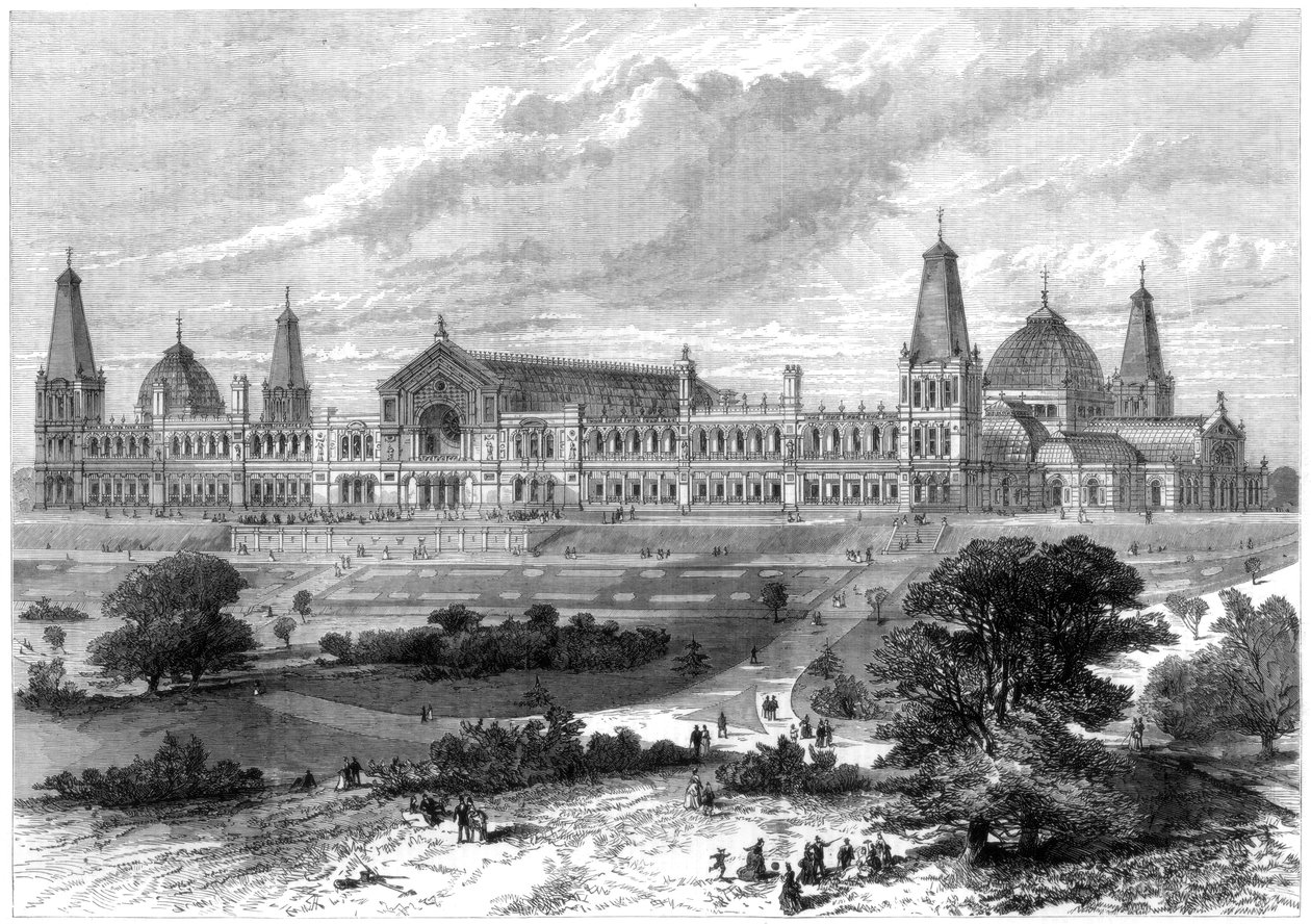 Alexandra Palace, Muswell Hill, Londýn, 1875 od Unbekannt