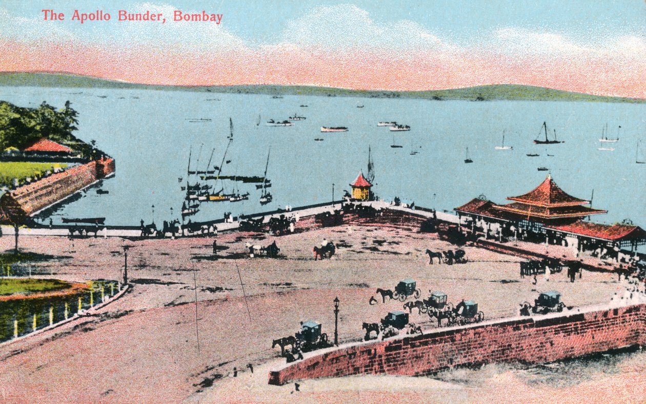 Apollo Bunder, Bombay, Indie, začátek 20. století od Unbekannt