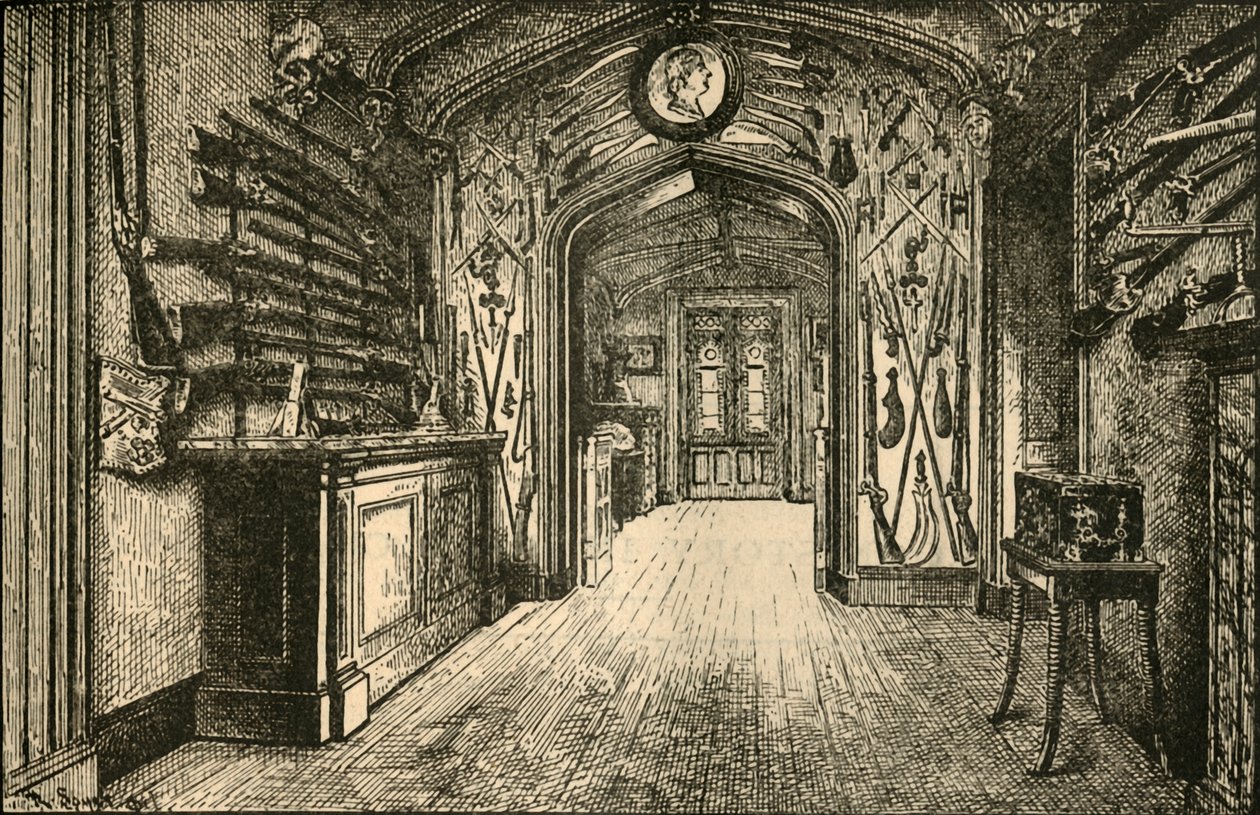 Zbrojnice v Abbotsford, 1882. od Unbekannt