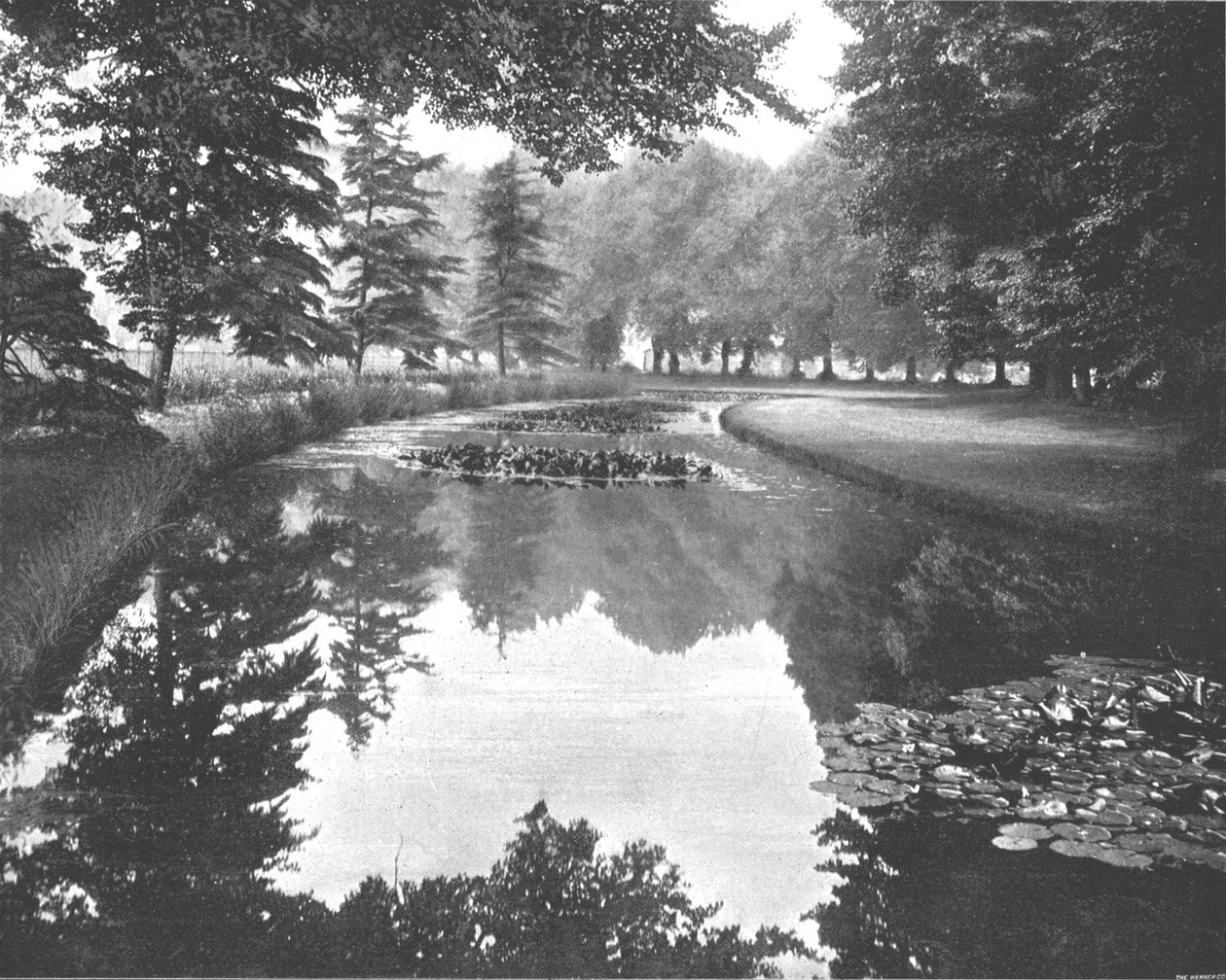 Backwater v Hampton Court, Richmond, Londýn, 1894. od Unbekannt