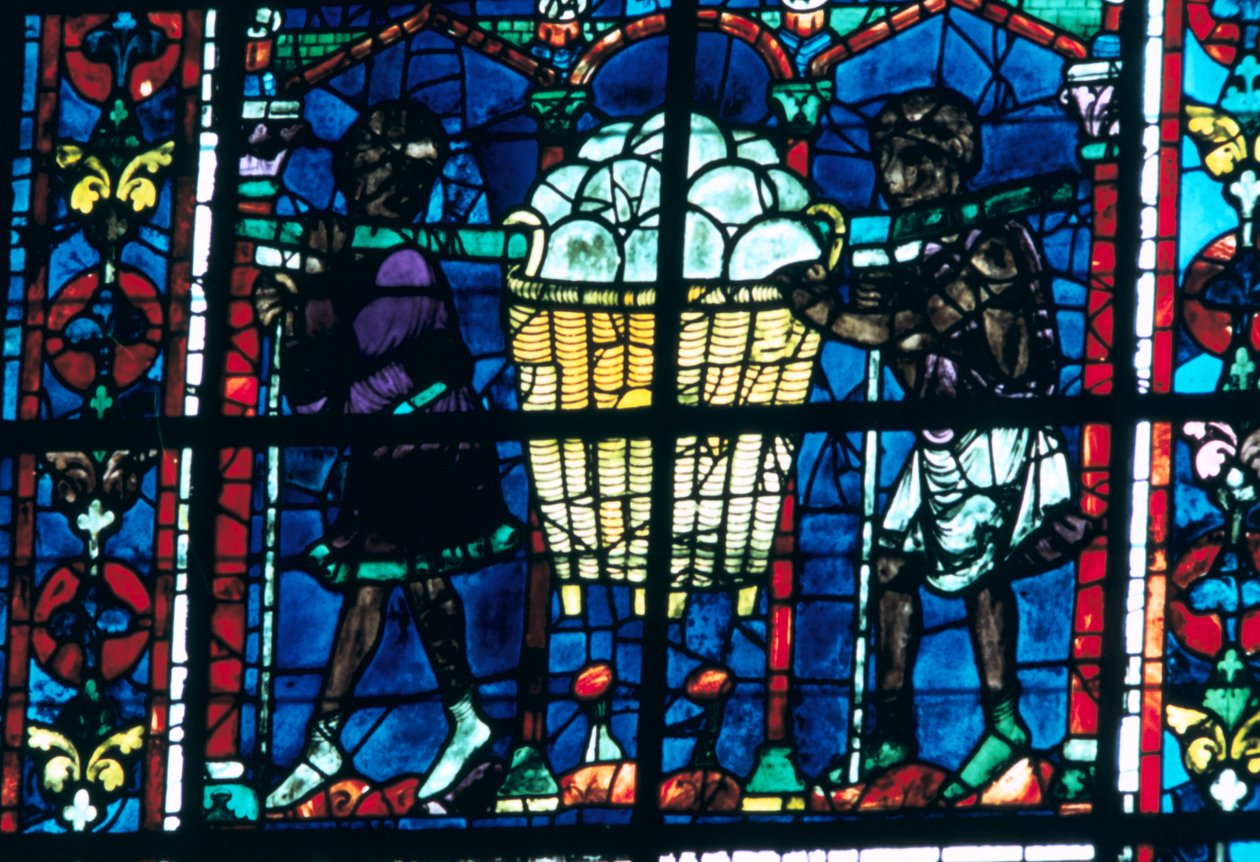 Bakers, vitráže, katedrála v Chartres, Francie, 1194-1260 od Unbekannt