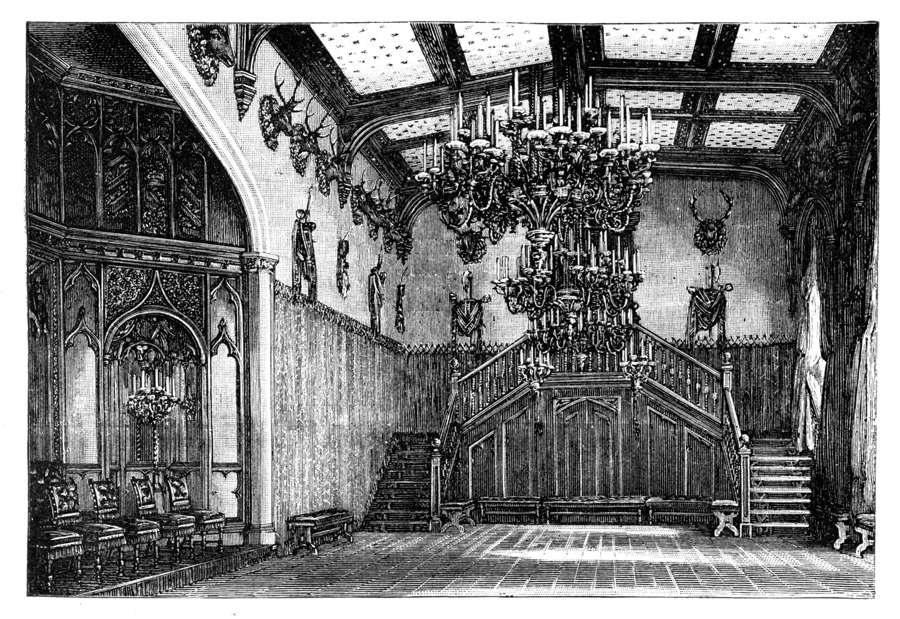 Ballroom, zámek Balmoral, Skotsko od Unbekannt