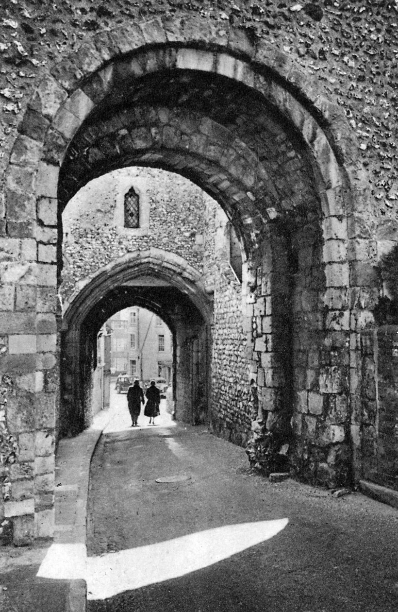 The Barbican Arches, Lewes, East Sussex, c1900-c1920s od Unbekannt