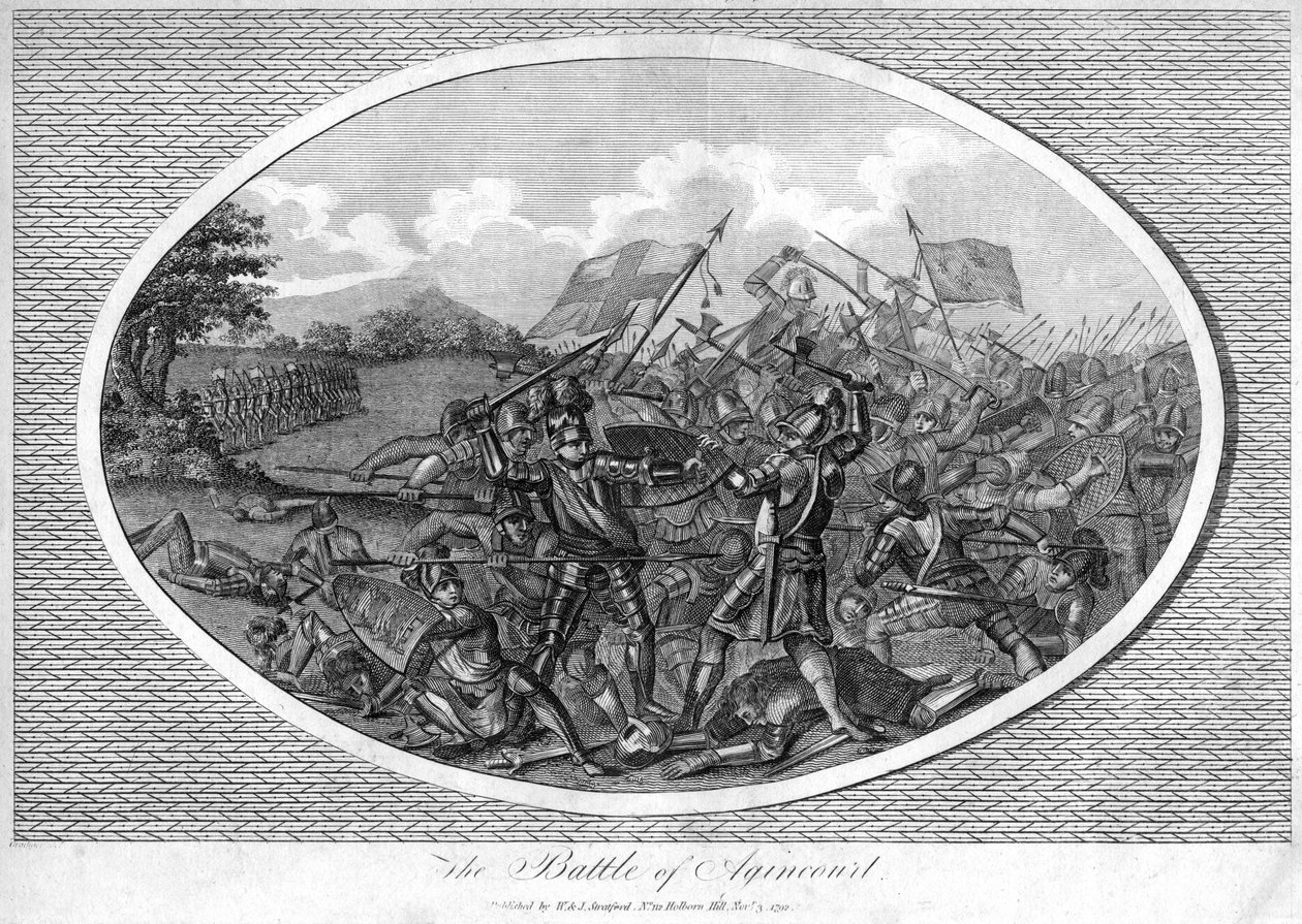 Bitva u Agincourtu, 1415, 1792 od Unbekannt