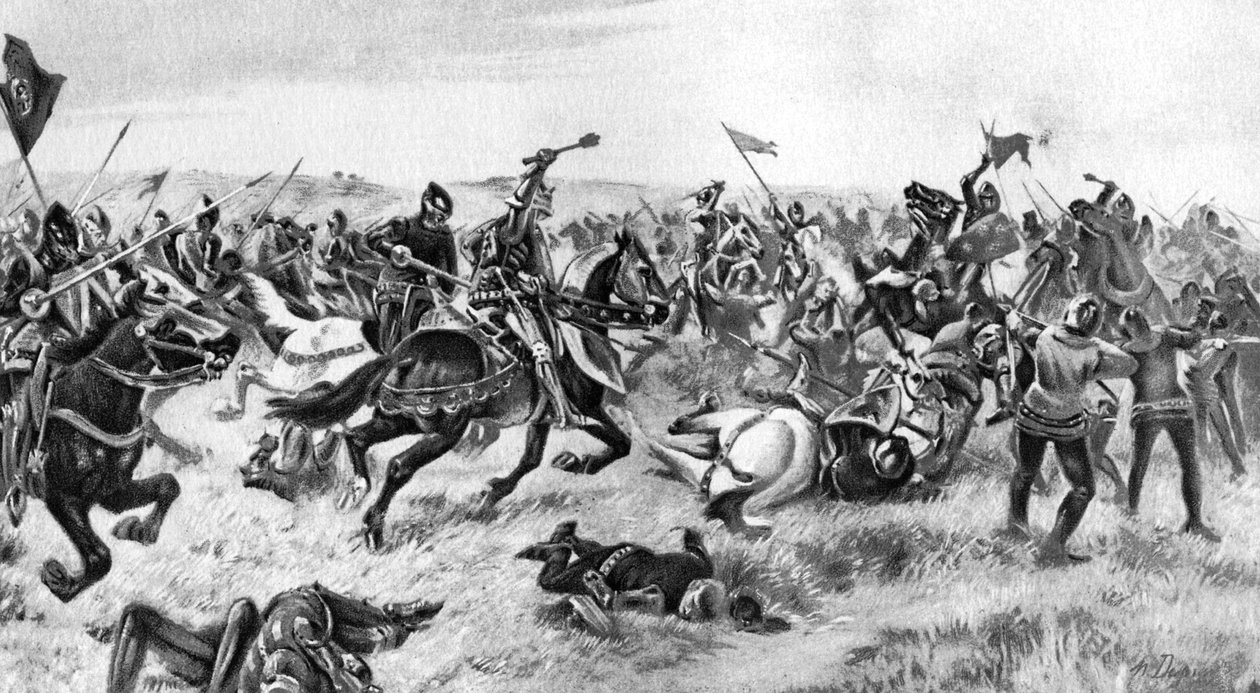 Bitva u Agincourtu, 25. října 1415, 1910 od Unbekannt