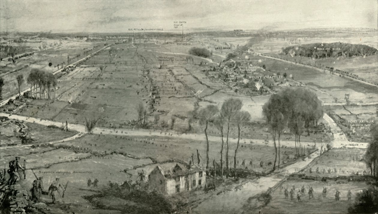 Bitva u Neuve Chapelle, 1919. od Unbekannt