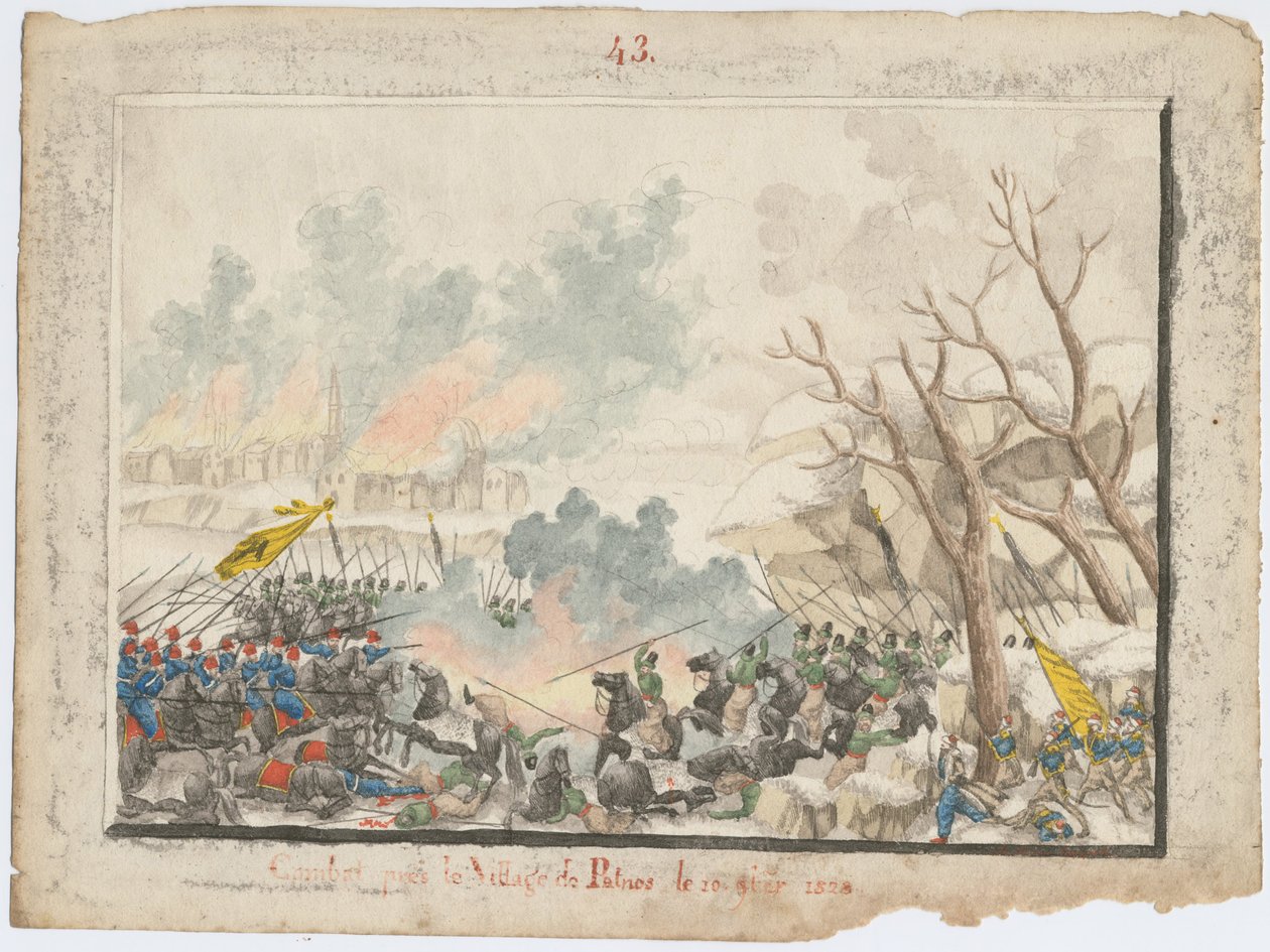 Bitva u Patnosu v říjnu 1828, 1829 od Unbekannt