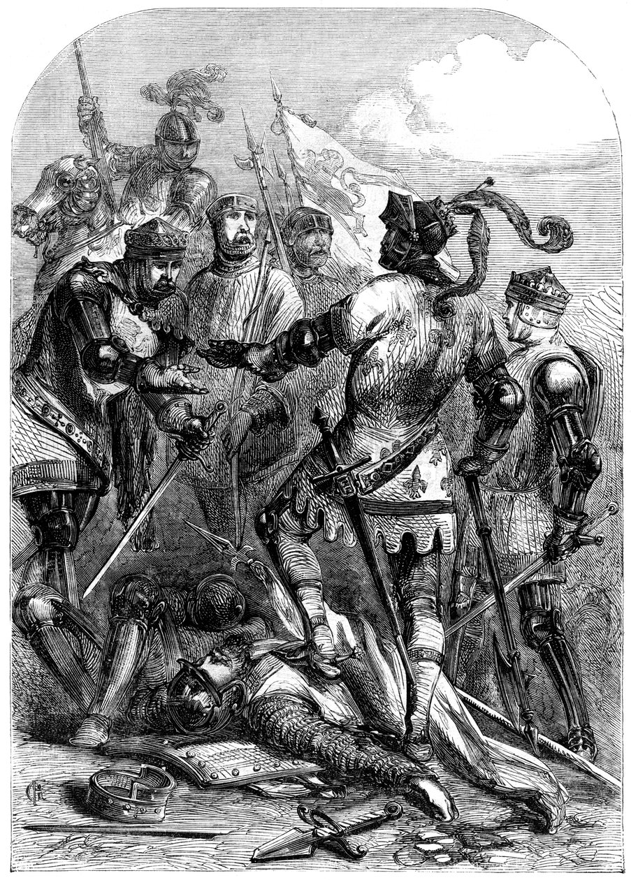 Bitva u Poictiers, 19. září 1356 od Unbekannt
