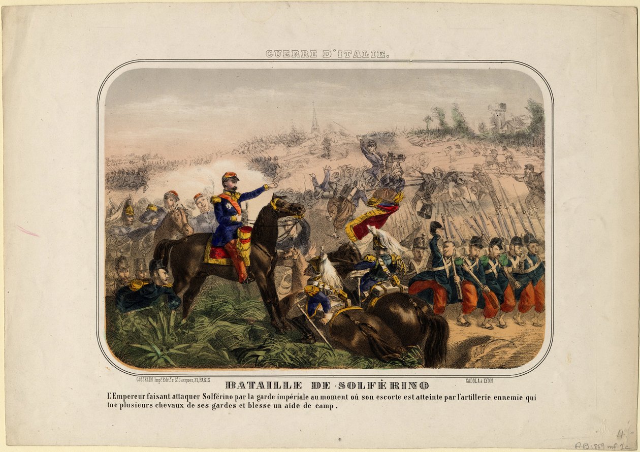Bitva u Solferina, 1859 od Unbekannt
