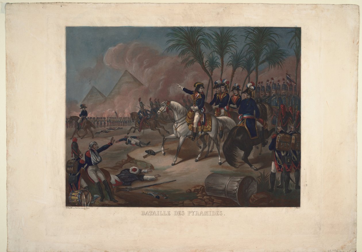 Bitva u pyramid, 1800 od Unbekannt